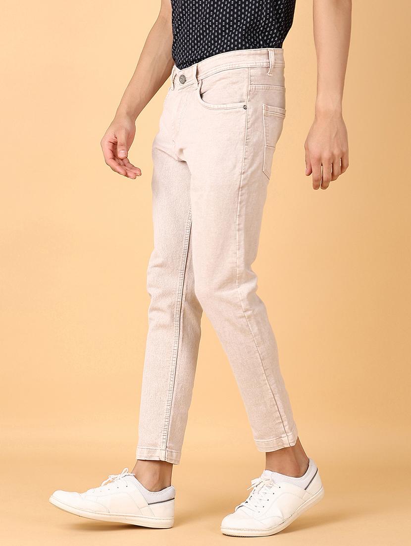 men mid rise slim fit plain jeans - 21513395 - Standard Image - 1
