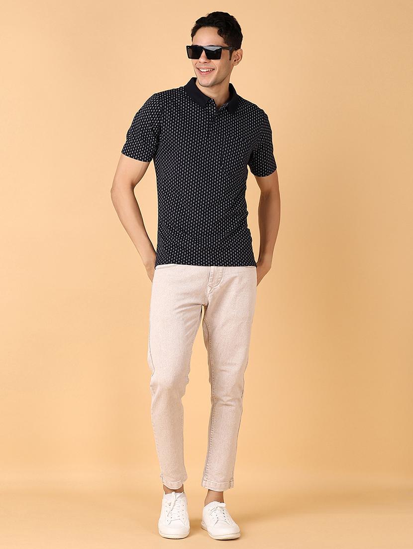 men mid rise slim fit plain jeans - 21513395 - Standard Image - 4