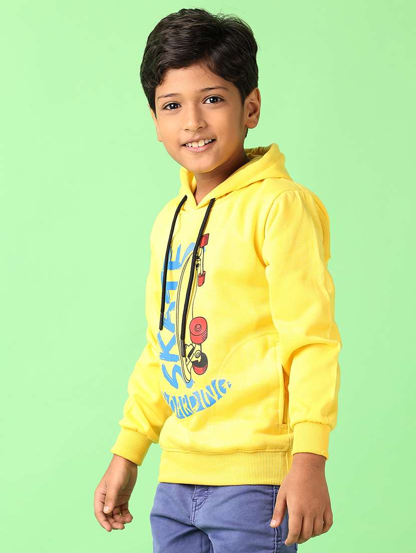 boys front print long sleeve sweatshirt - 21513423 -  Standard Image - 1