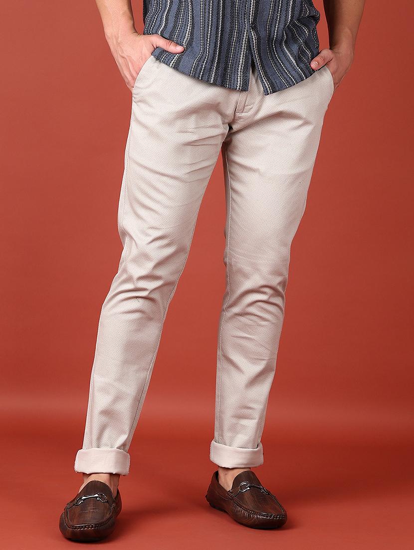 men mid rise printed chinos trouser - 21513538 -  Standard Image - 1