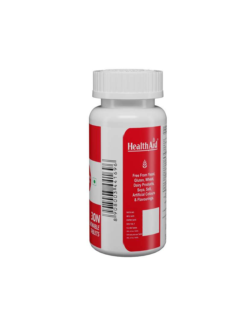 healthaid strong calcium 500mg -30 chewable tablets - 21513794 -  Standard Image - 1