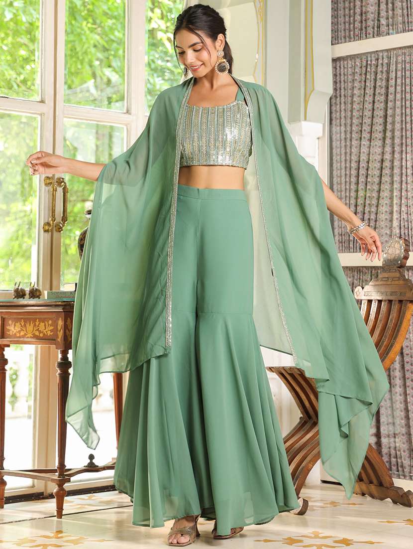 women sea green fusion set - 21514088 -  Standard Image - 1
