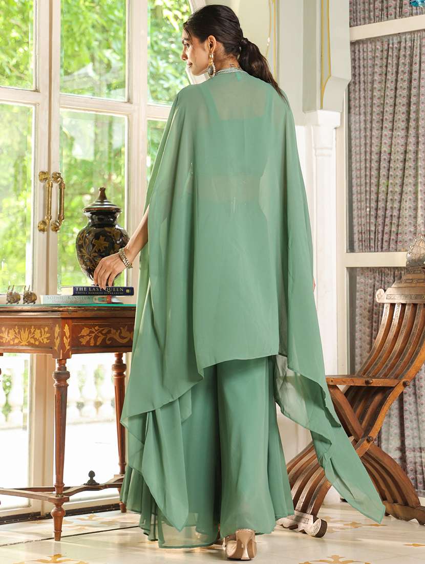 women sea green fusion set - 21514088 -  Standard Image - 4
