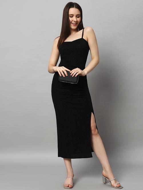 women sleeveless solid bodycon dress - 21514385 -  Standard Image - 0
