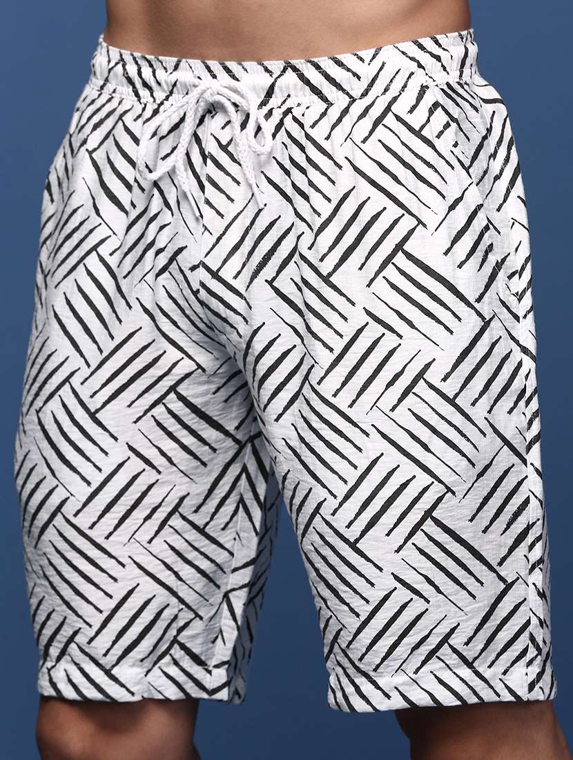 men cuban collared printed co-ord set - 21514399 -  Standard Image - 6