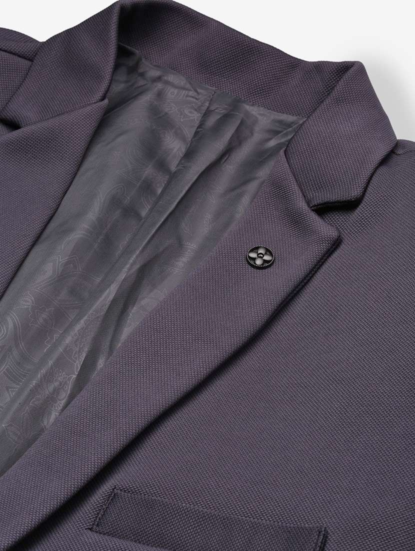 men long sleeve solid casual blazer - 21514407 -  Standard Image - 6