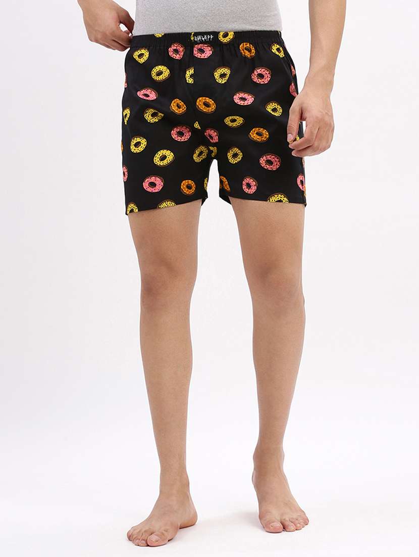 men mid-rise printed boxer