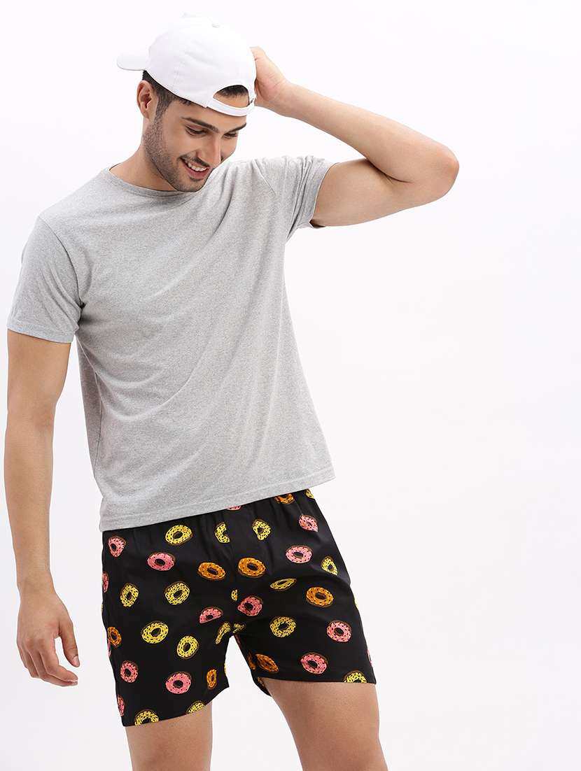 men mid-rise printed boxer - 21514417 -  Standard Image - 4