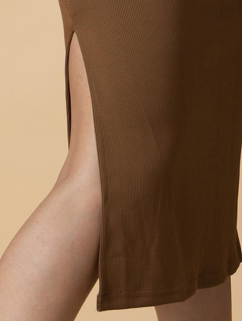 women solid sleeveless sheath dress - 21514528 - Standard Image - 6