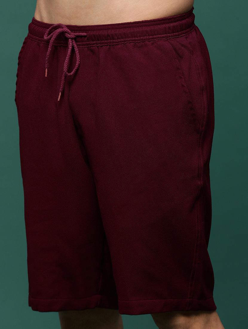 men red cotton blend shirt & shorts co-ord set - 21514637 - Standard Image - 6