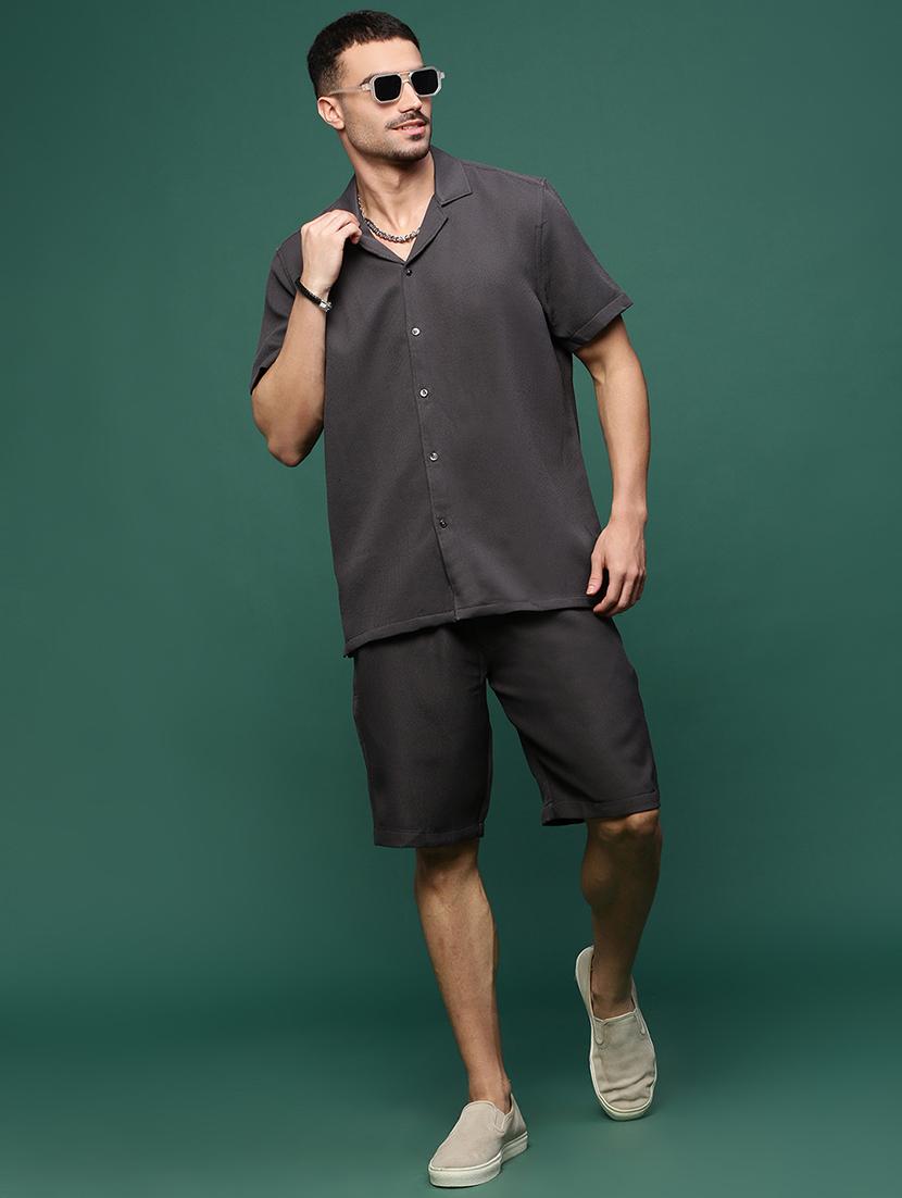 men black solids co-ord sets - 21514641 - Standard Image - 4