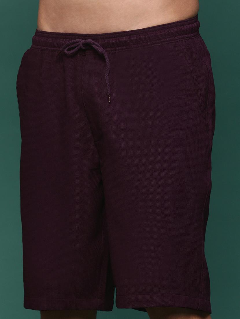 men purple solids co-ord sets - 21514642 - Standard Image - 6