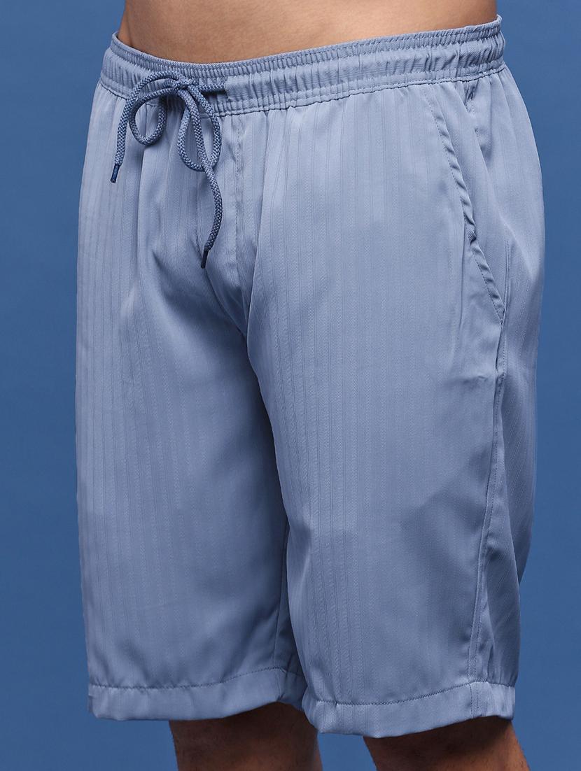 men purist blue self design co-ord sets - 21514668 - Standard Image - 6