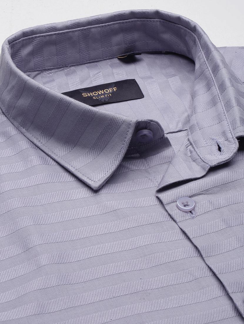 men collared stripes casual shirt - 21514696 - Standard Image - 6