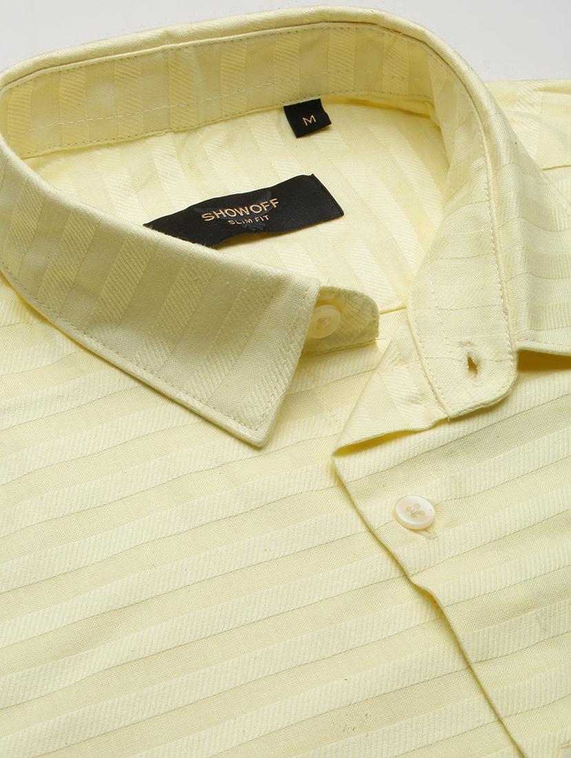 men collared stripes casual shirt - 21514702 - Standard Image - 6