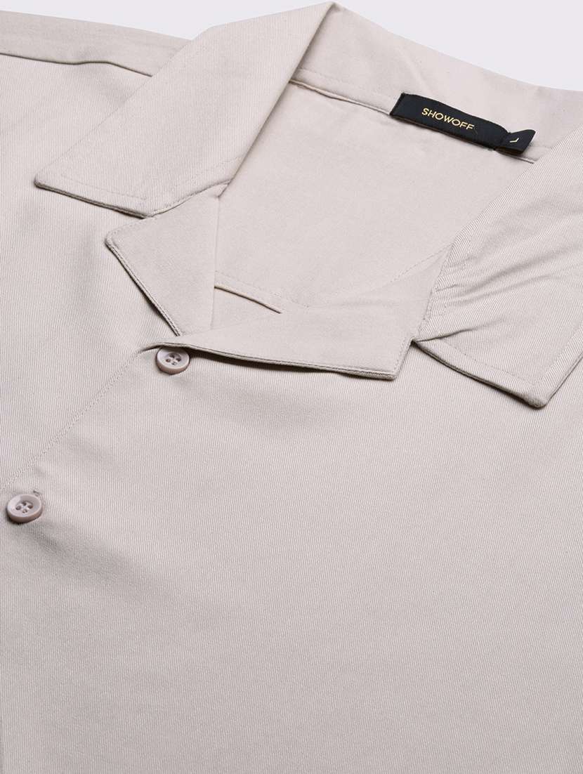 men solids short sleeves casual shirts - 21514704 -  Standard Image - 6