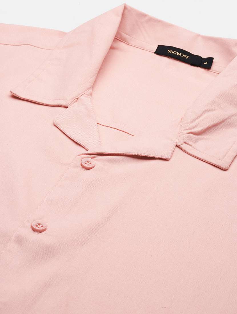 men collared solid casual shirt - 21514707 -  Standard Image - 6