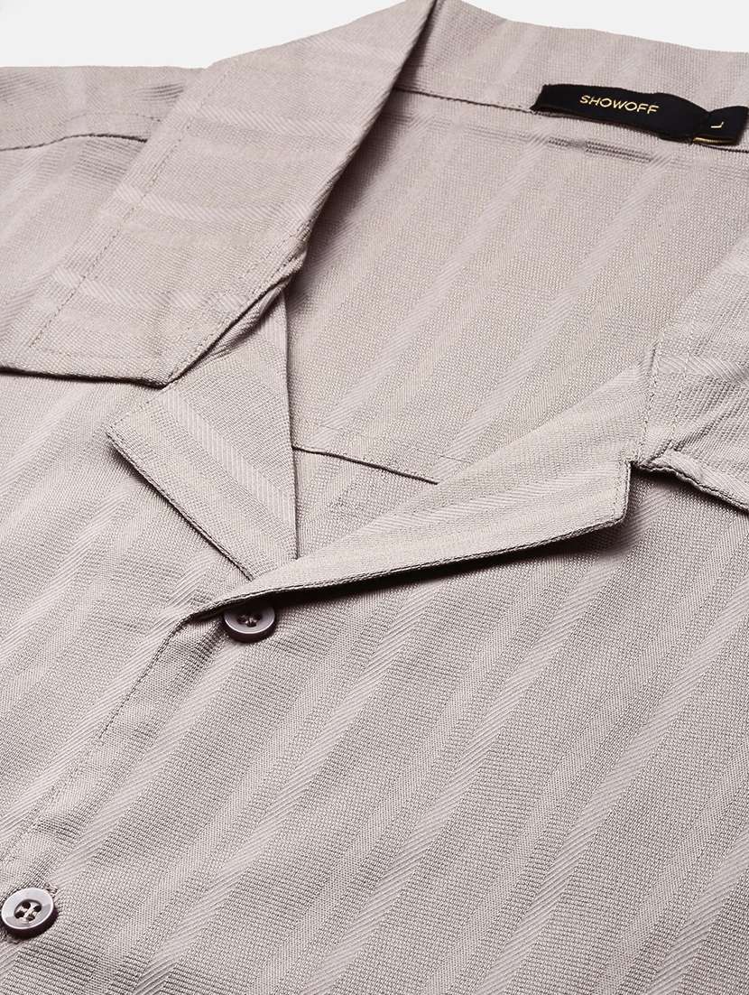 men solids short sleeves casual shirts - 21514710 -  Standard Image - 6