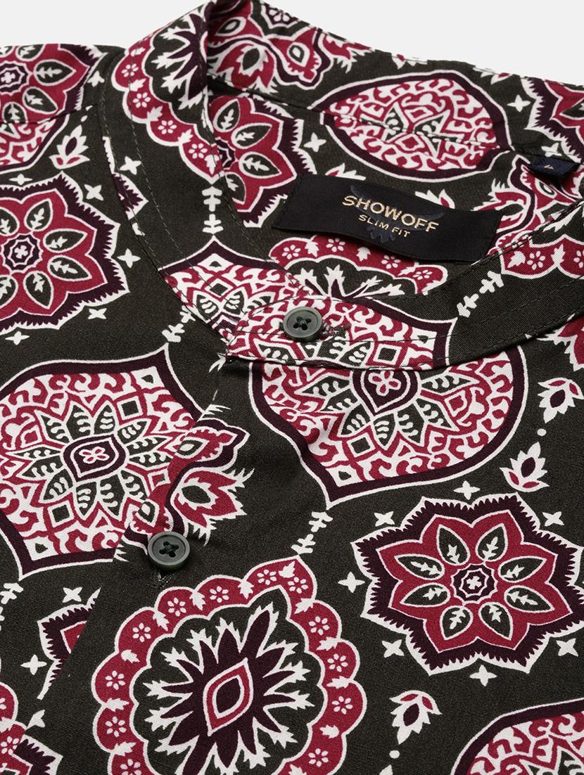 men long sleeve printed casual shirt - 21514753 - Standard Image - 6