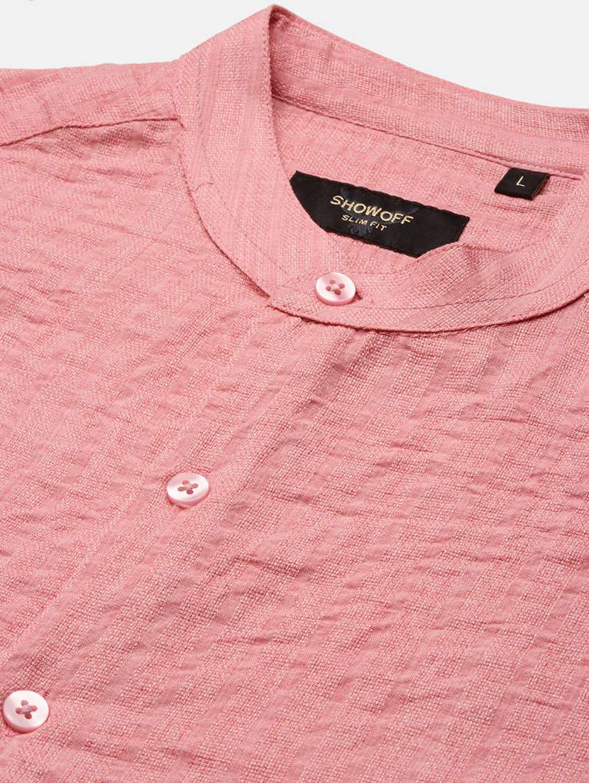 men long sleeve solid casual shirt - 21514781 -  Standard Image - 6