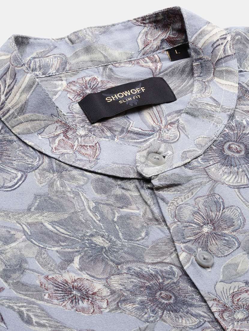 men long sleeve printed casual shirt - 21514790 -  Standard Image - 6