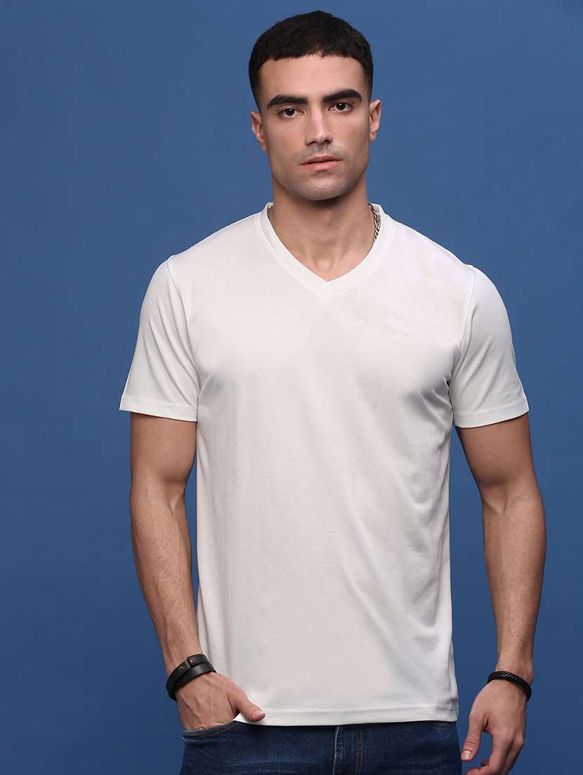 men short sleeve plain t-shirt - 21514833 - Zoom Image - 0