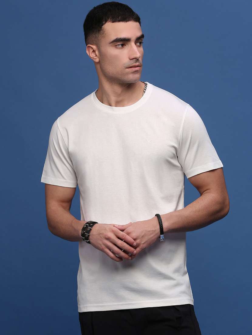 men short sleeve plain t-shirt