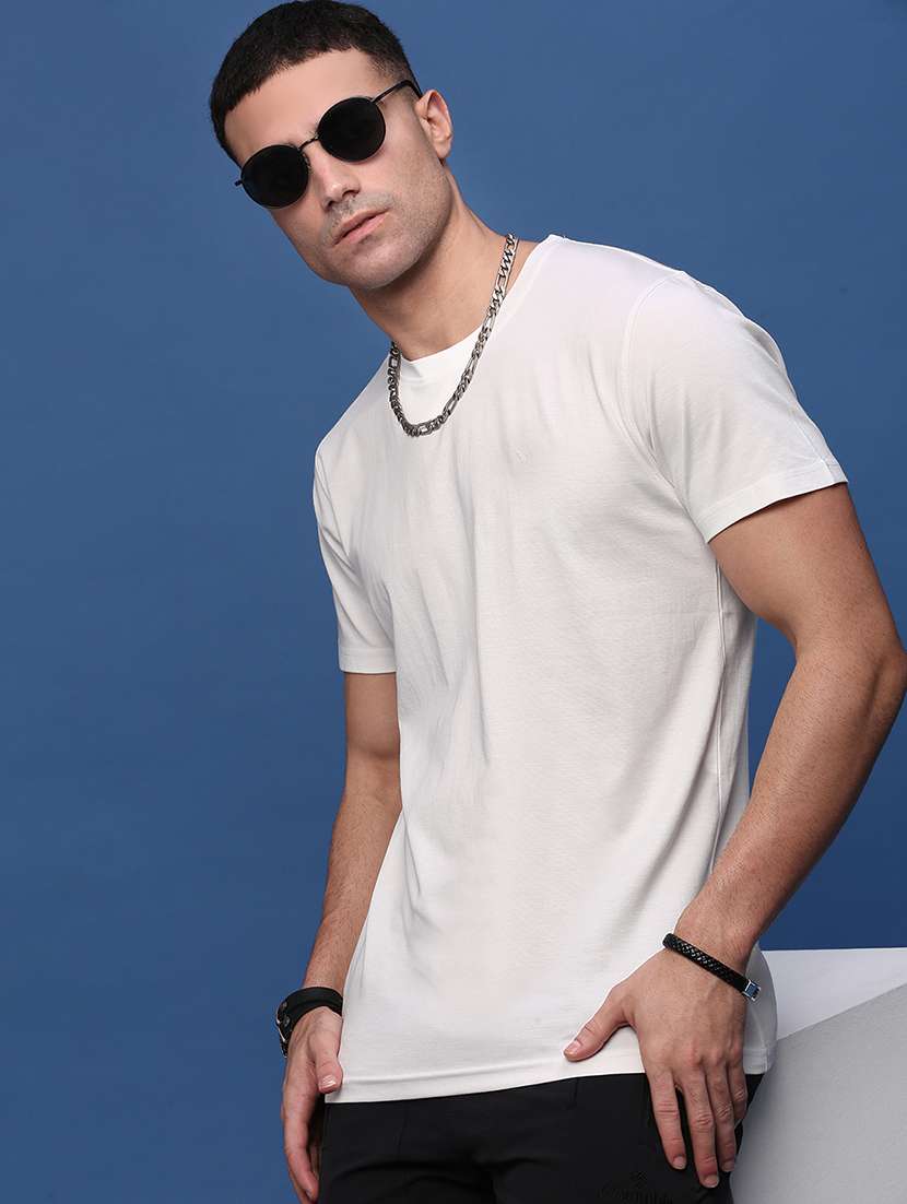 men short sleeve plain t-shirt - 21514834 -  Standard Image - 1