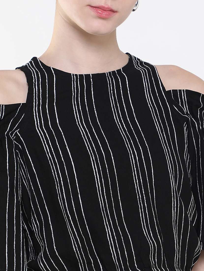 women black striped top and trouser co-ord set - 21514853 -  Standard Image - 6