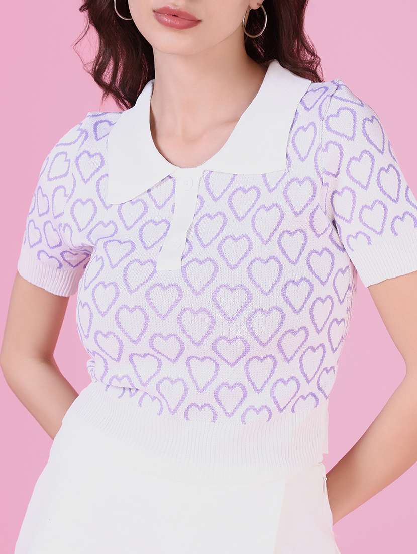 women white self-designed crop top - 21515001 -  Standard Image - 6