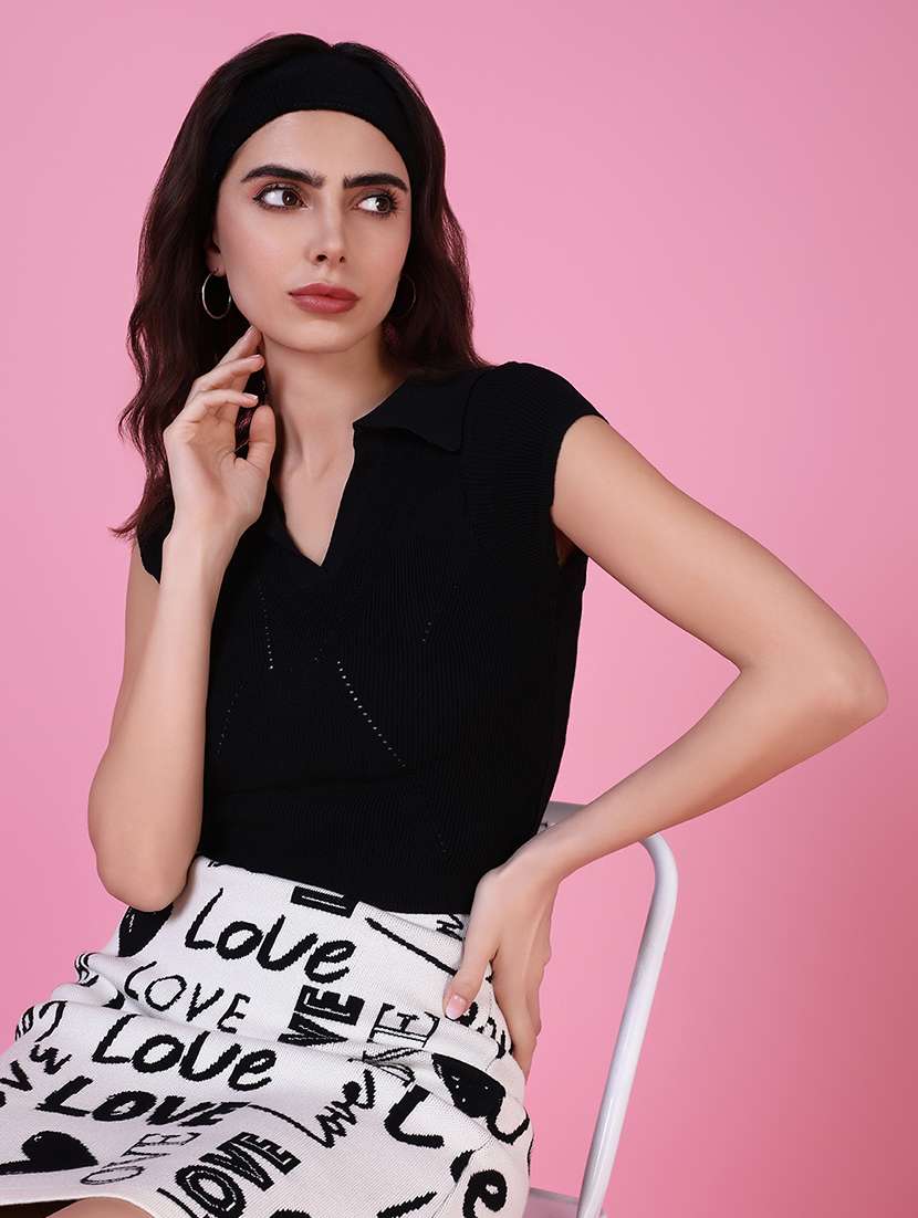 women short sleeve self-designed regular top - 21515088 -  Standard Image - 1