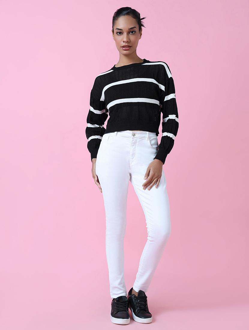 women black self-designed regular top - 21515095 - Standard Image - 4