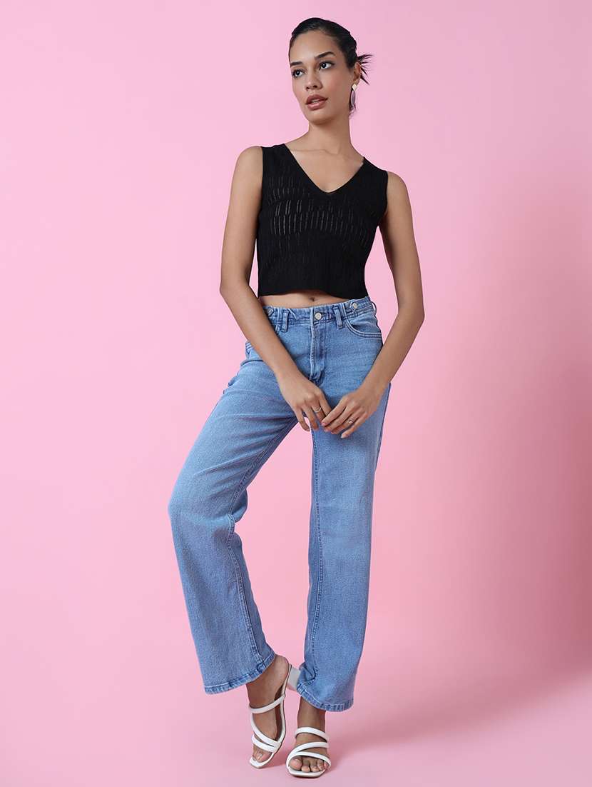 women black self-designed crop top - 21515106 -  Standard Image - 4