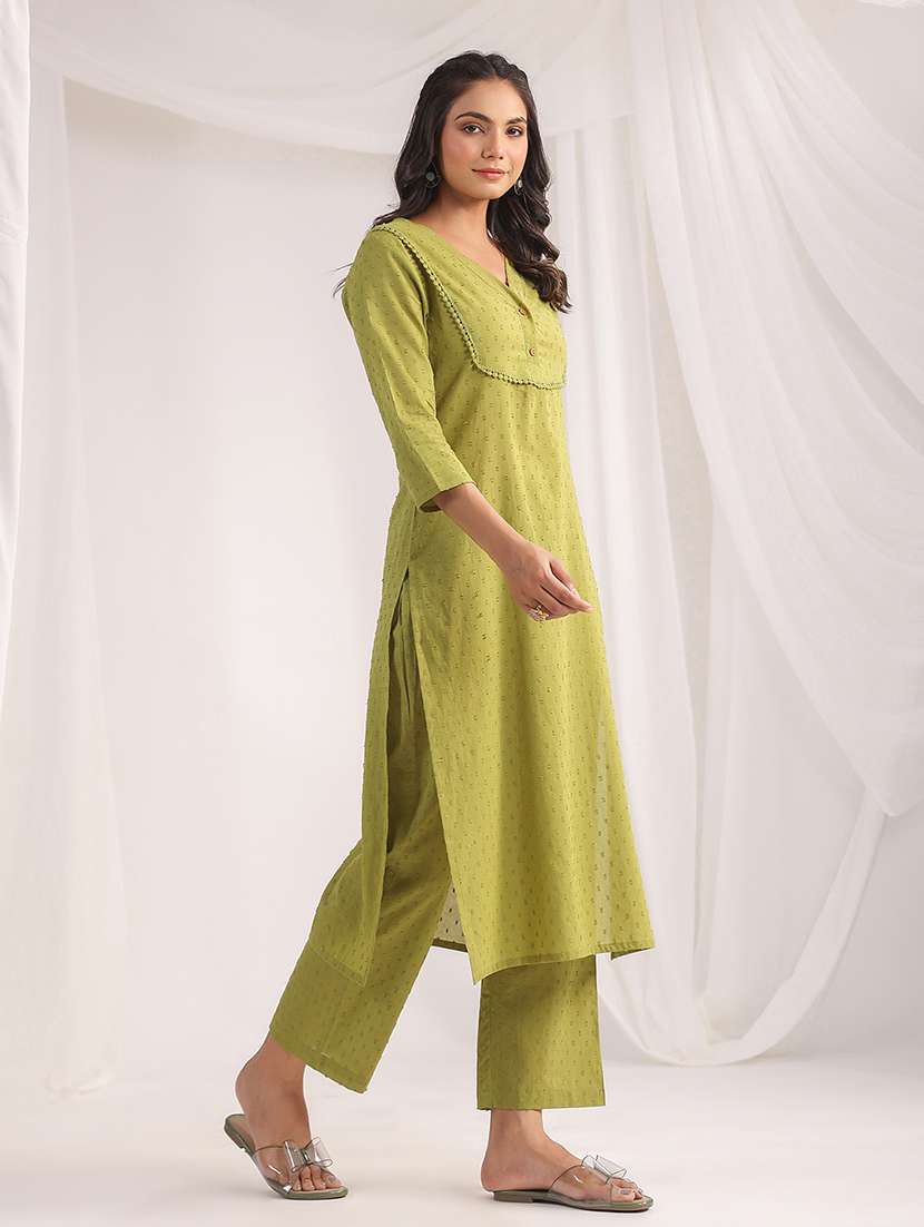 women green self-designed co-ord set - 21515266 -  Standard Image - 1