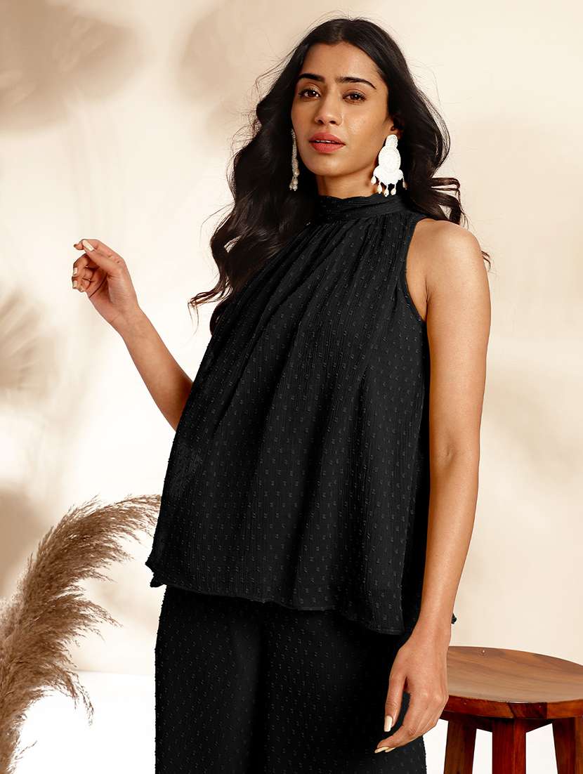 women black self-designed co-ord set - 21515271 -  Standard Image - 4