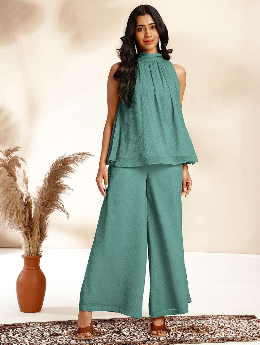 women green self-designed co-ord set