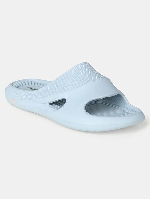 men blue slip on slippers - 21515305 - Standard Image - 0