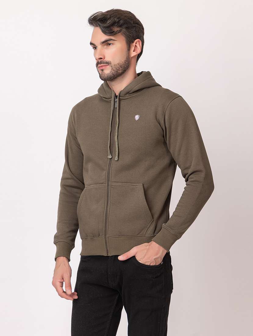 men long sleeves solids sweatshirt - 21515344 - Standard Image - 1