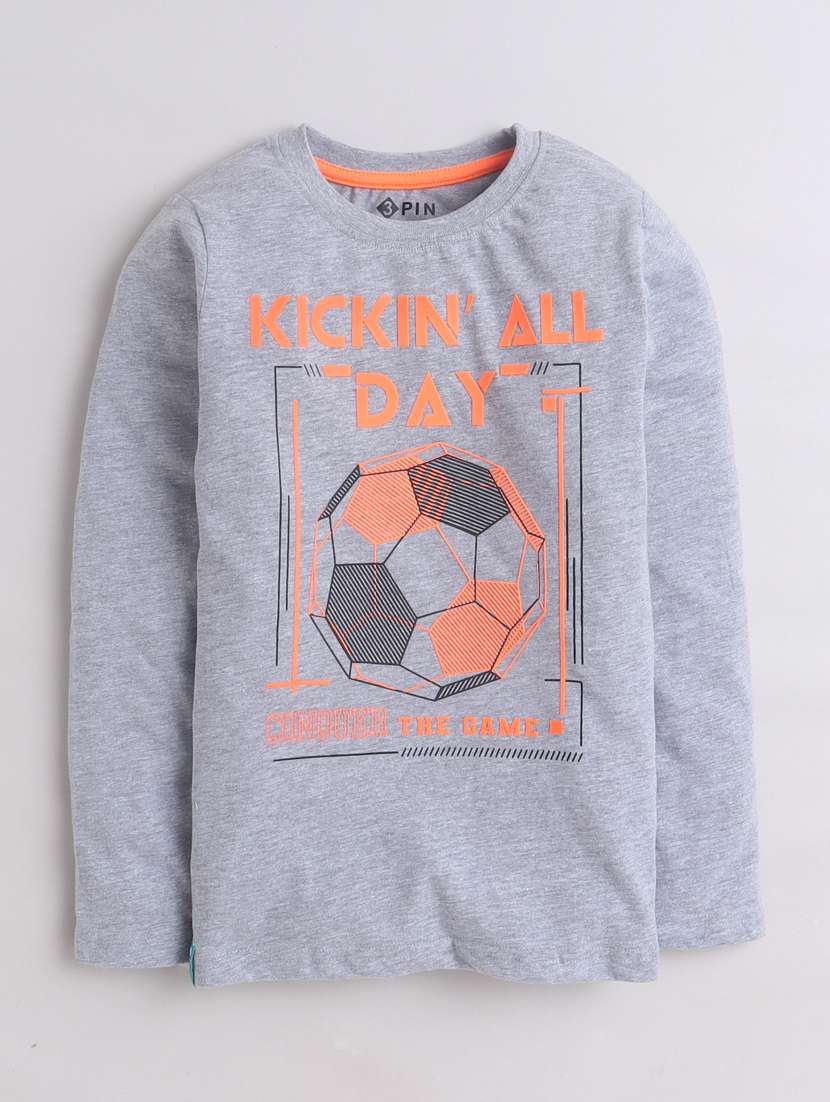 boy printed long sleeves t-shirt - 21517733 -  Standard Image - 1