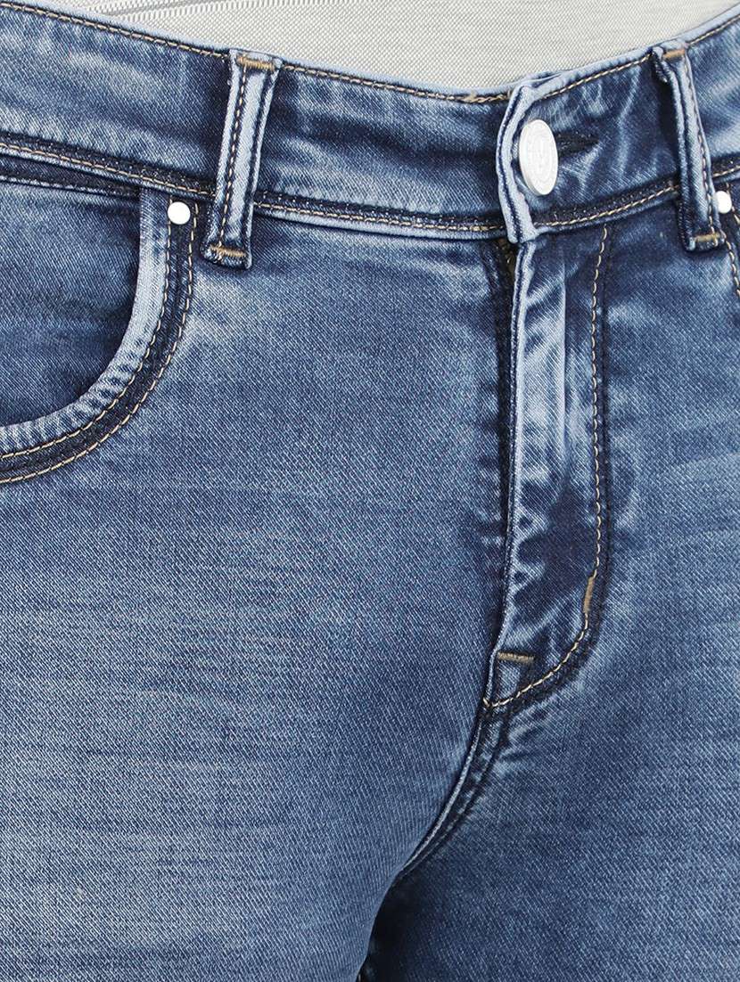 men mid-rise plain slim fit jean - 21517868 - Standard Image - 6