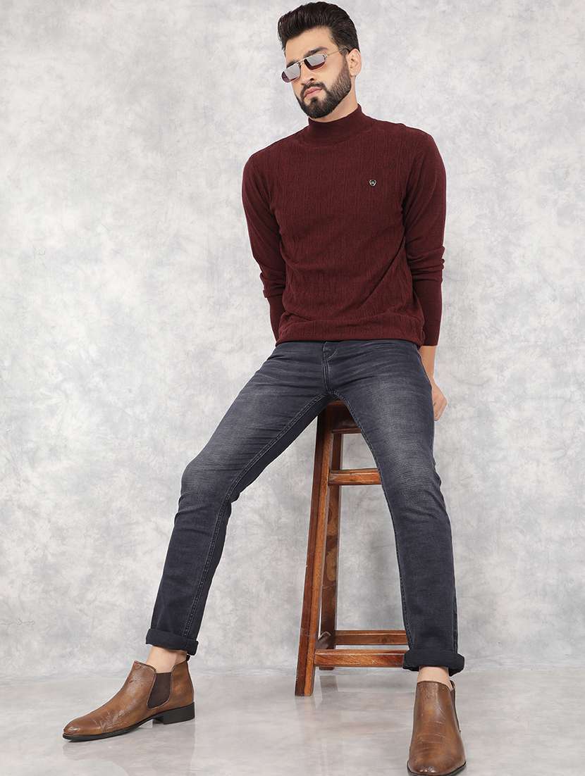 men mid-rise plain slim fit jean - 21517874 -  Standard Image - 4