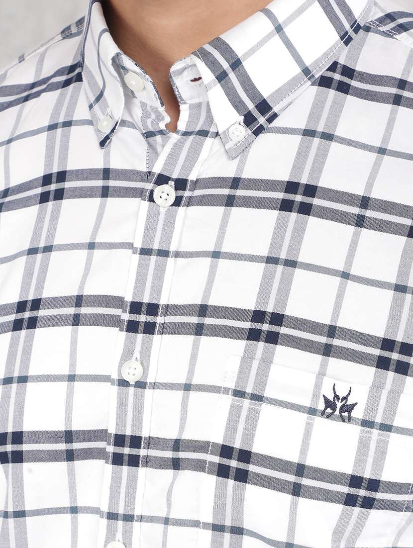 men checks long sleeves casual shirts - 21517876 -  Standard Image - 6