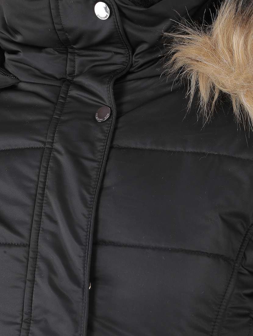 women solid long sleeve quilted jacket - 21517952 - Standard Image - 6