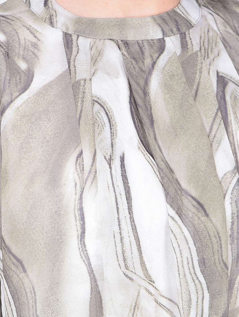 women white polyester regular top - 21517995 -  Standard Image - 1