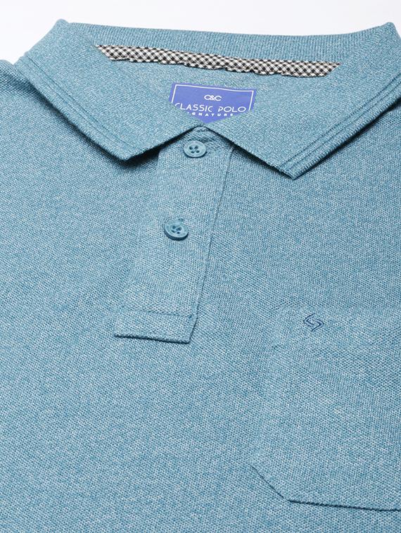 men polo neck plain t-shirt - 21518266 - Standard Image - 4