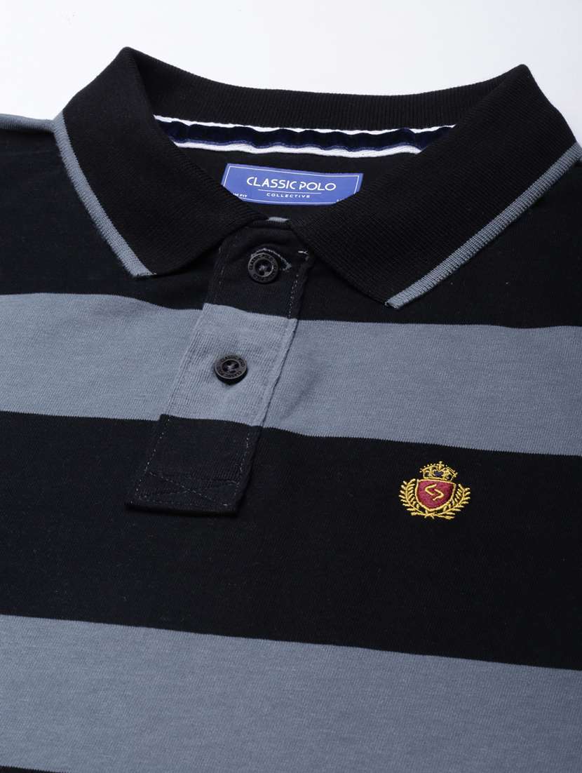men polo neck all over print t-shirt - 21518293 - Standard Image - 4
