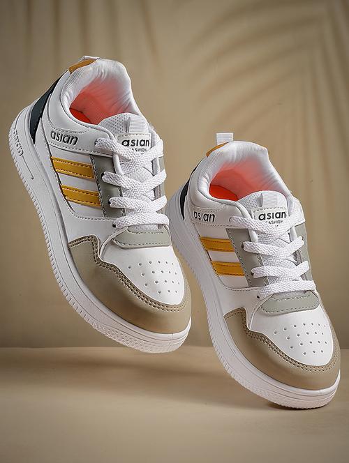 men color block lace up sneakers - 21518756 - Standard Image - 0