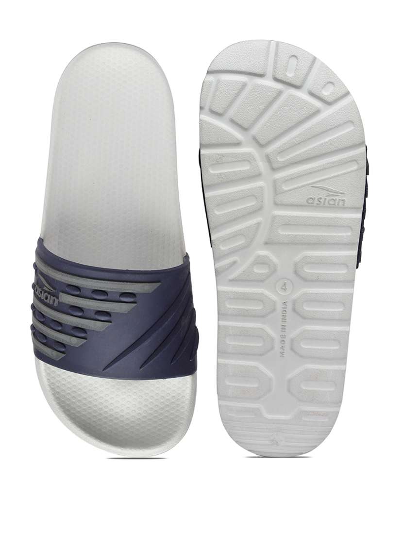 men grey open toe slider - 21518764 -  Standard Image - 4