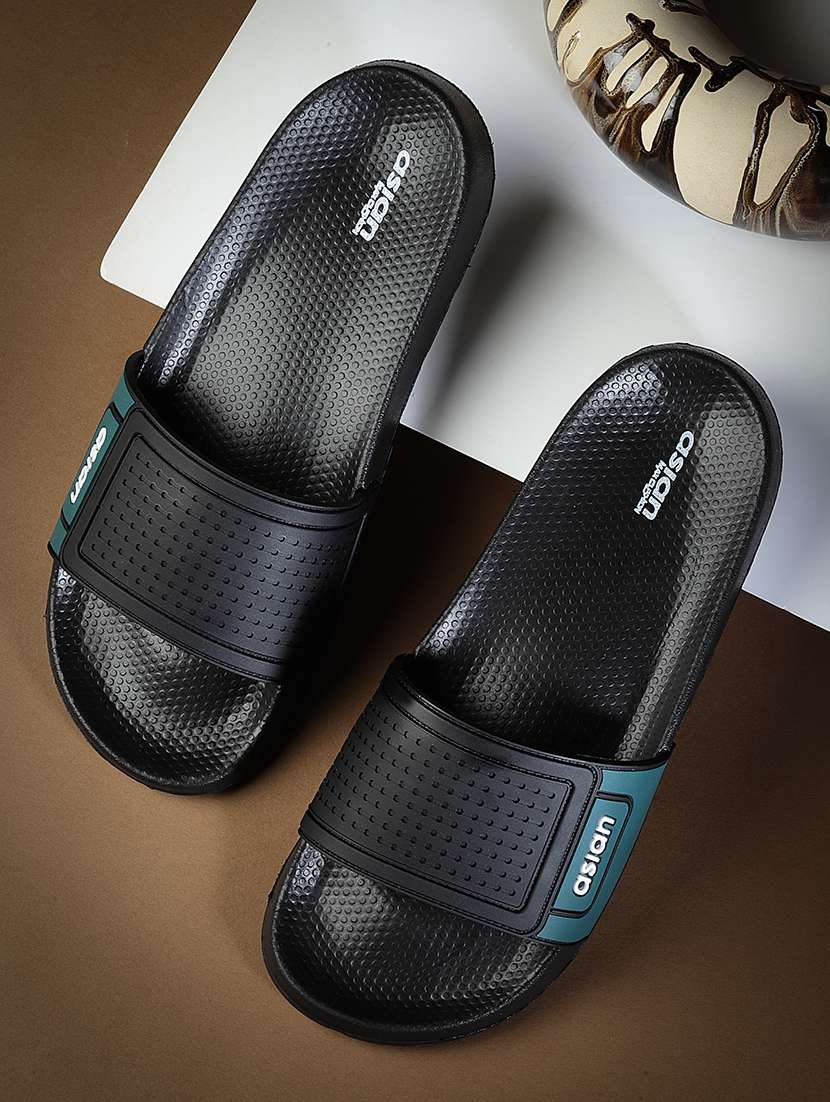 men black slip on slippers