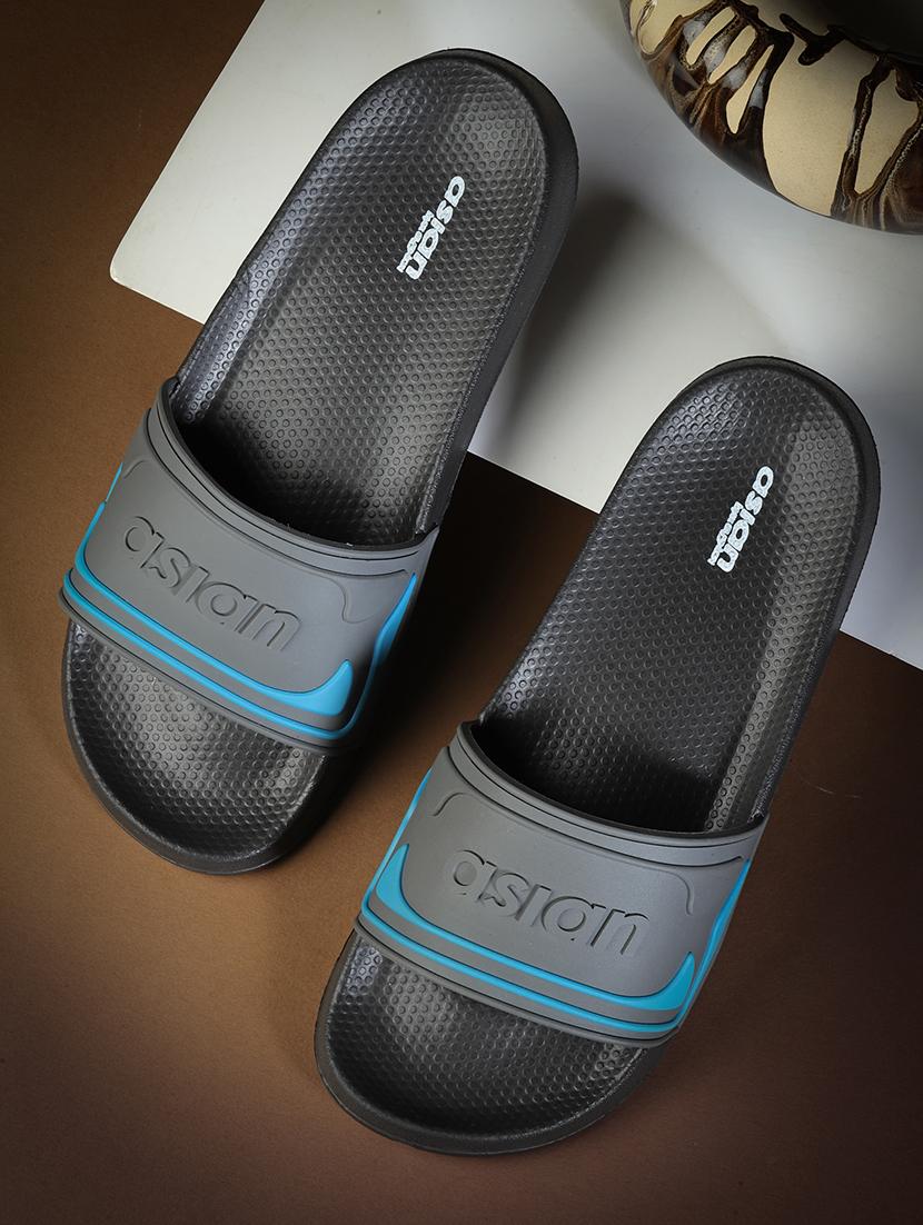men grey slip on slippers - 21518774 - Zoom Image - 0